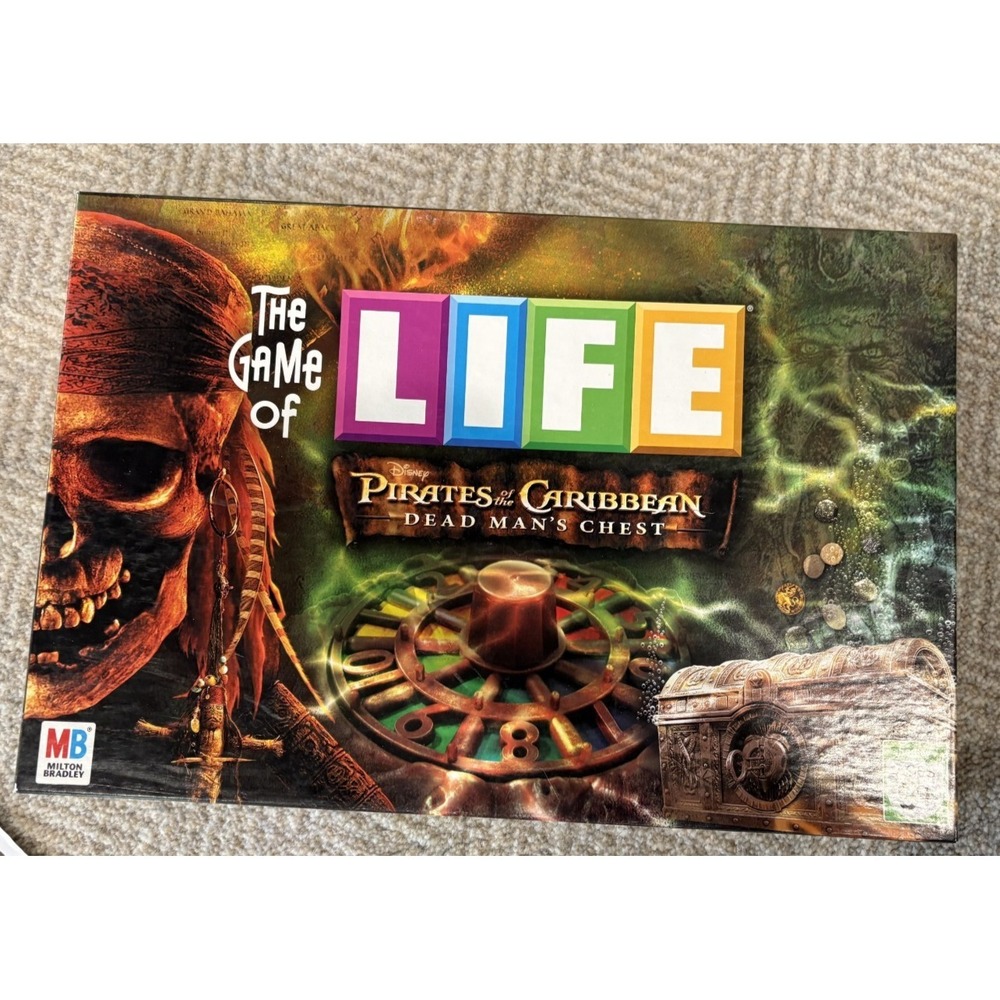 Game‎ of LIFE Disney's Pirates Of The Caribbean Dead Mens Board Game Complete